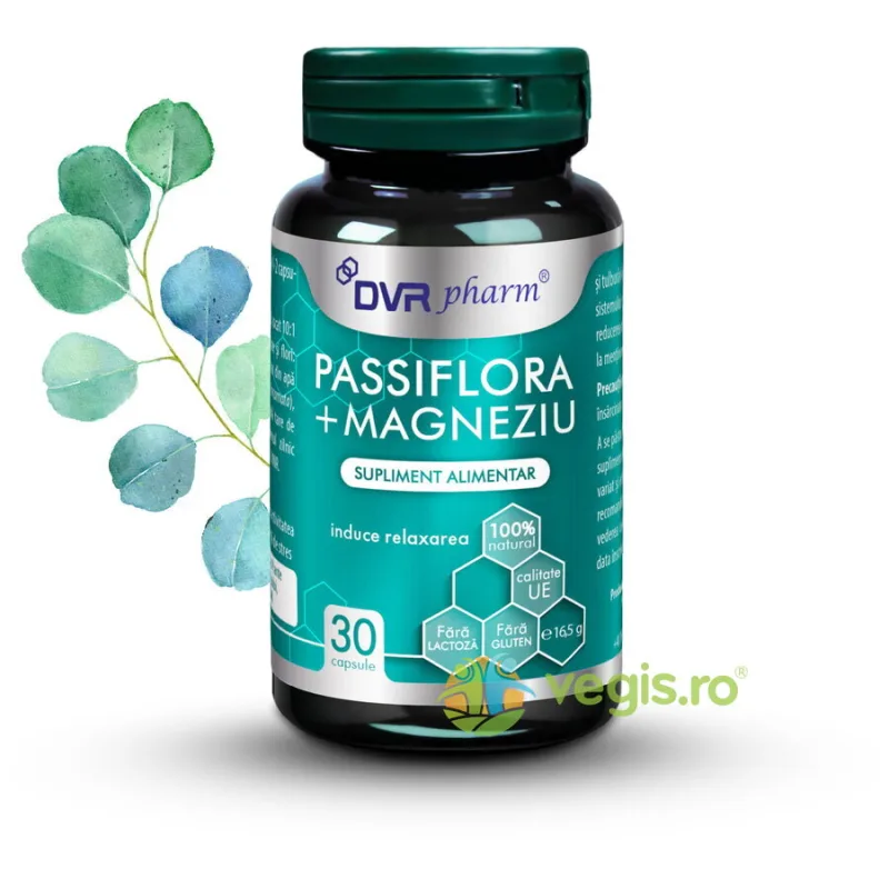 Passiflora + Magneziu 30cps DVR&nbsp;PHARM — preț și oferte