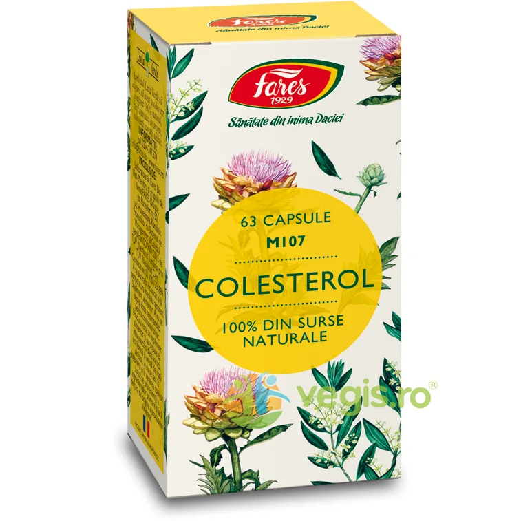 Colesterol (M107) 63cps FARES — preț și oferte