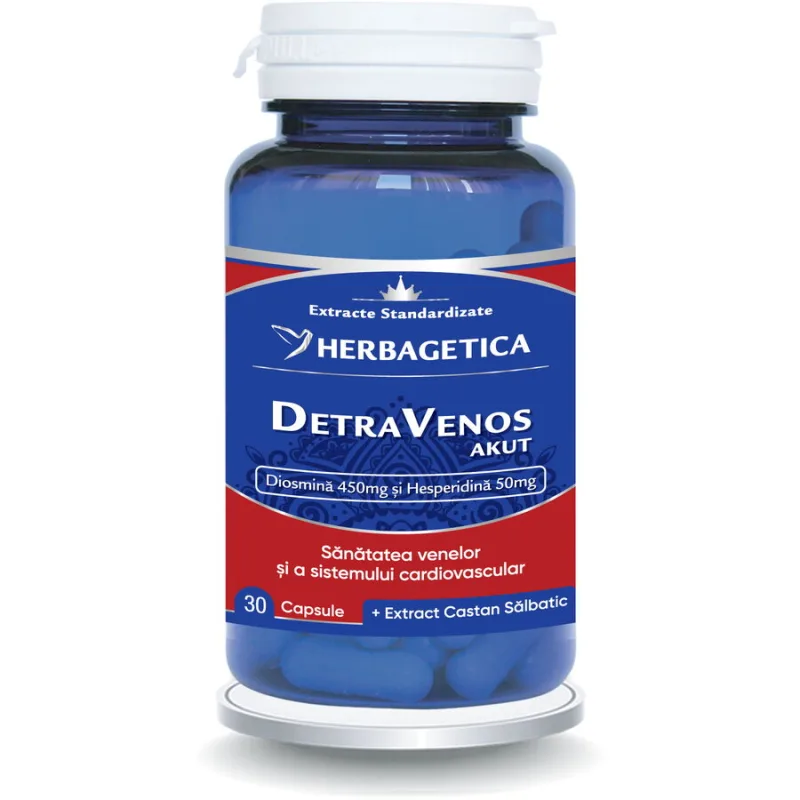 Detravenos Akut 30cps HERBAGETICA — preț și oferte
