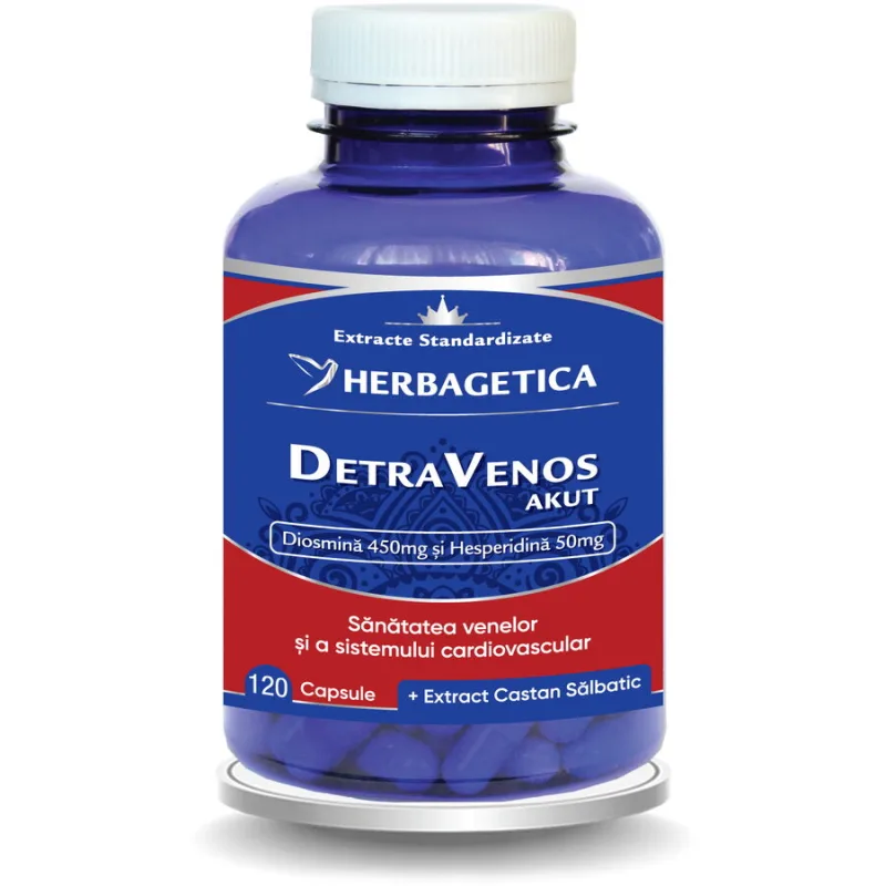 Detravenos Akut 120cps HERBAGETICA — preț și oferte