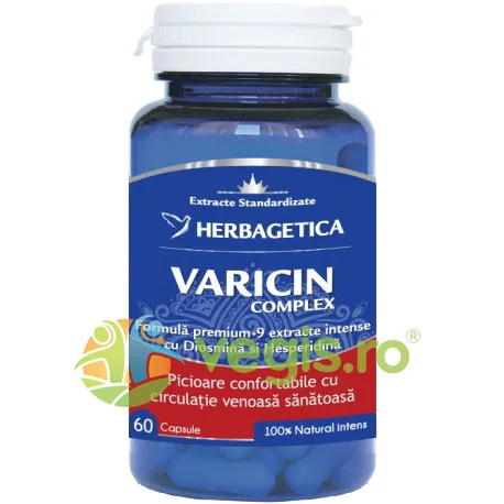 Varicin Complex 60cps HERBAGETICA — preț și oferte