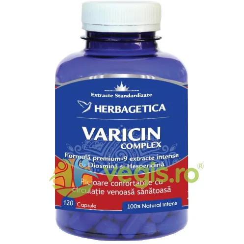 Varicin Complex 120cps HERBAGETICA — preț și oferte