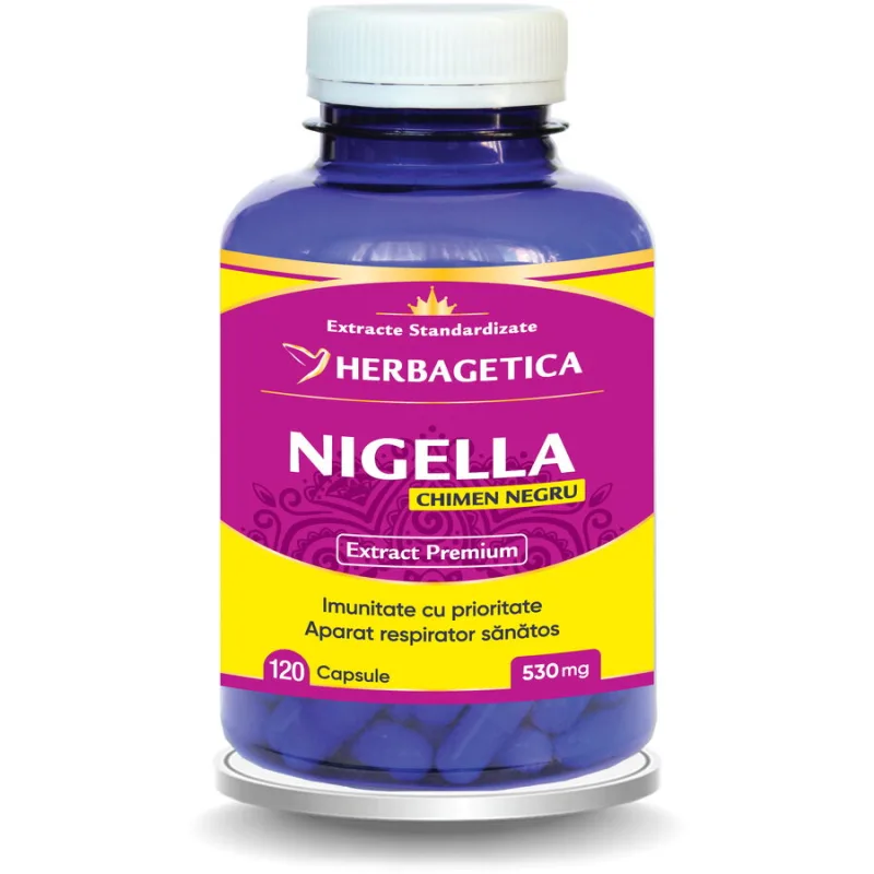 Nigella (Chimen Negru) 120cps HERBAGETICA — preț și oferte