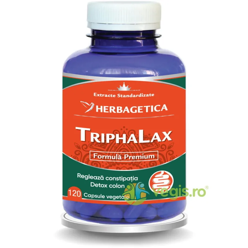Triphalax 120cps HERBAGETICA — preț și oferte