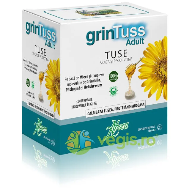 GrinTuss Adult 20cpr ABOCA — preț și oferte