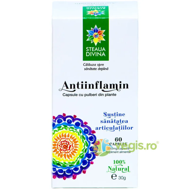 Antiinflamin pentru Sanatatea Articulatiilor 60cps STEAUA&nbsp;DIVINA — preț și oferte