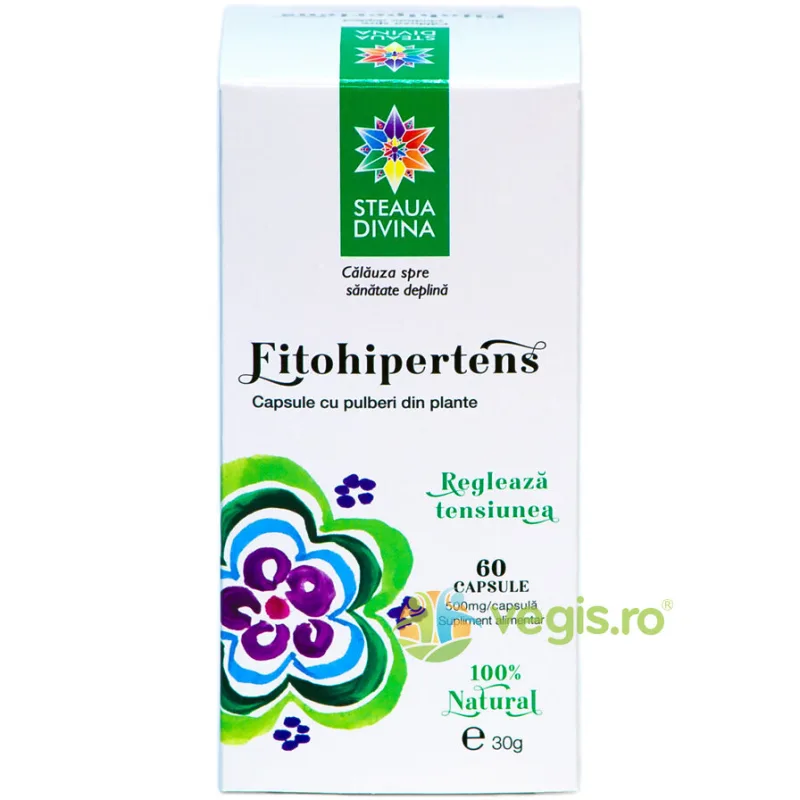 Fitohipertens 60cps STEAUA&nbsp;DIVINA — preț și oferte