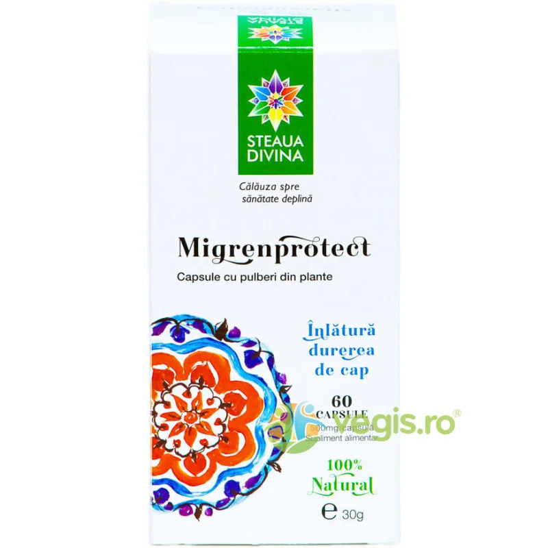 Migrenprotect 60cps STEAUA DIVINA — preț și oferte