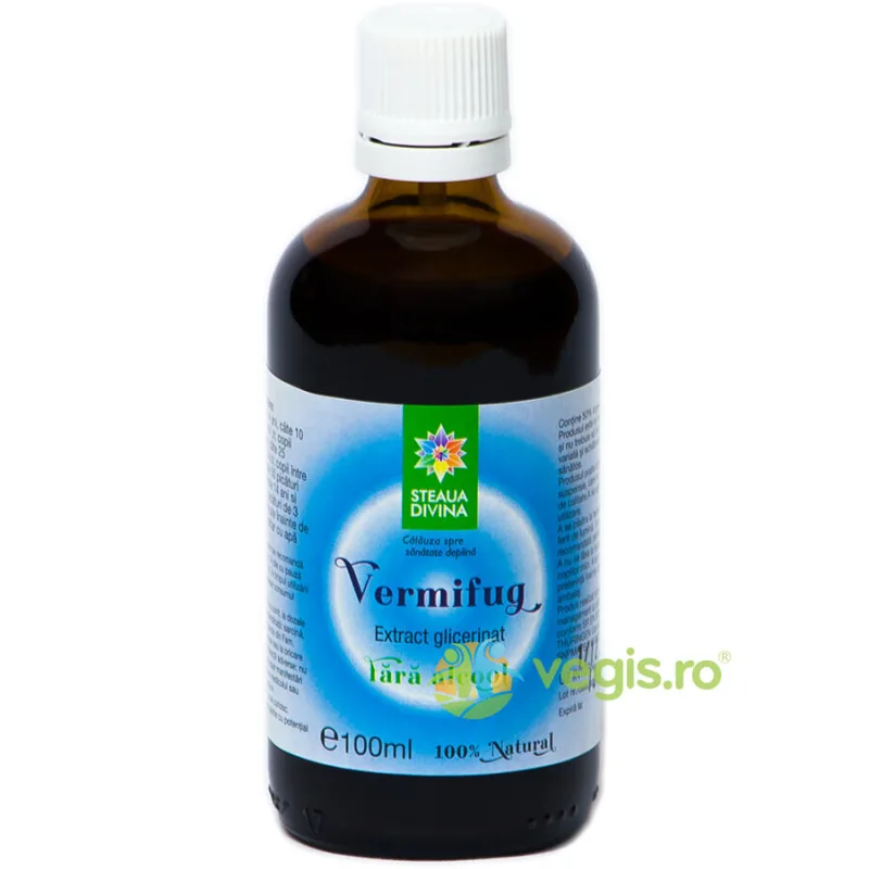 Vermifug Extract Glicerinat Fara Alcool 100ml STEAUA&nbsp;DIVINA — preț și oferte