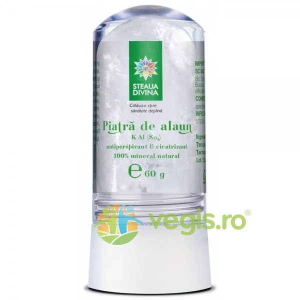 Deodorant Piatra de Alaun 60g STEAUA&nbsp;DIVINA — preț și oferte