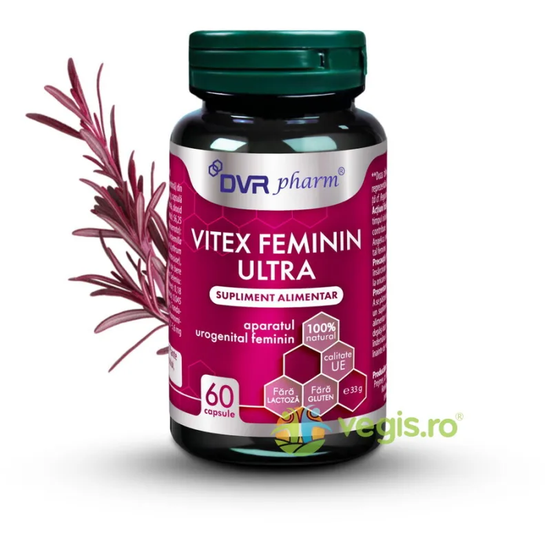 Vitex Feminin Ultra 60cps DVR&nbsp;PHARM — preț și oferte