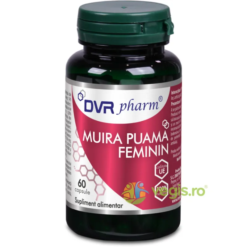 Muira Puama Feminin 60cps DVR&nbsp;PHARM — preț și oferte