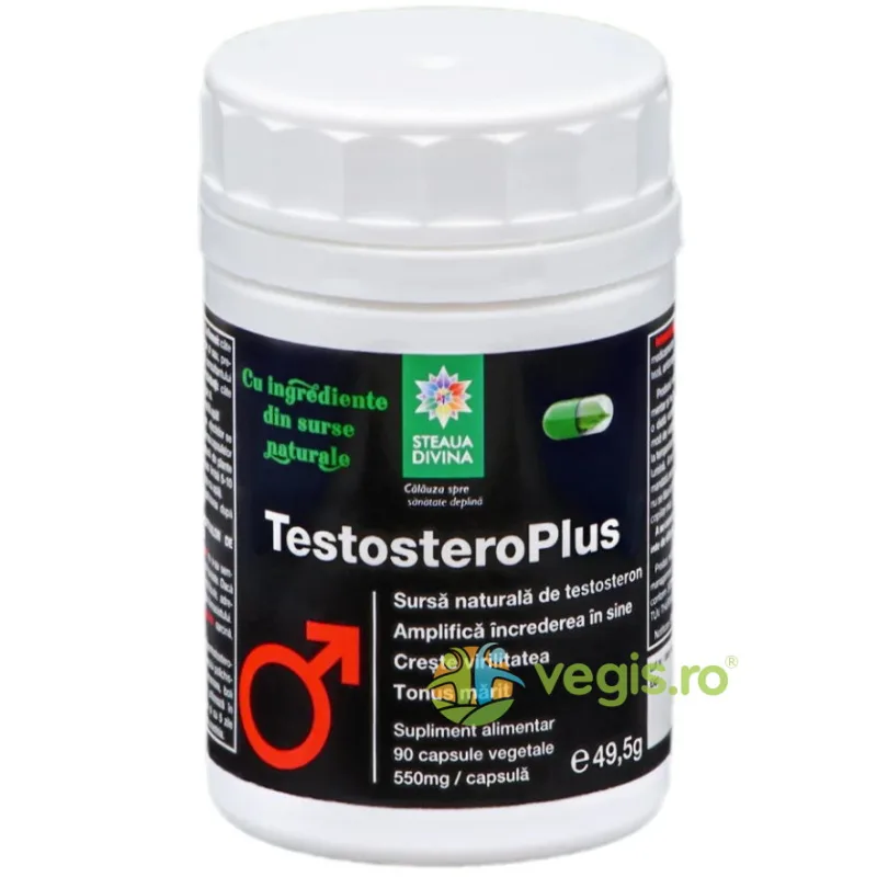 TestosteroPlus (Testosteron Natural) 90cps STEAUA&nbsp;DIVINA — preț și oferte