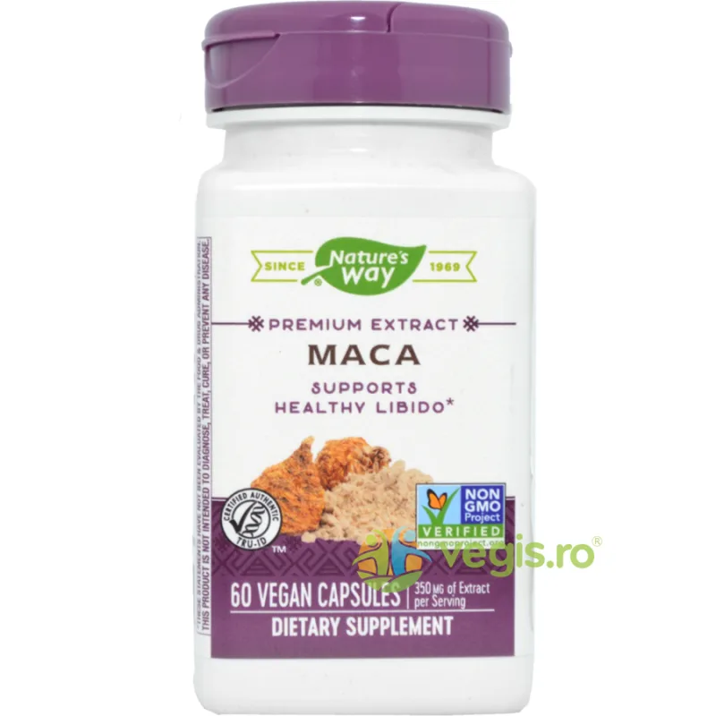 Maca 60cps Secom, Nature's Way — preț și oferte