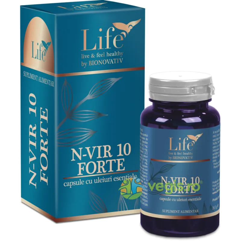N-Vir 10 Forte (Capsule cu Uleiuri Esentiale) 30cps BIONOVATIV — preț și oferte