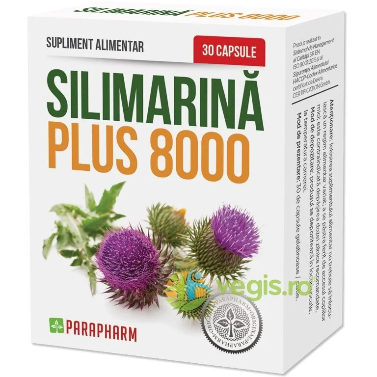 Silimarina Plus 8000 30cps moi Quantum Parapharm — preț și oferte