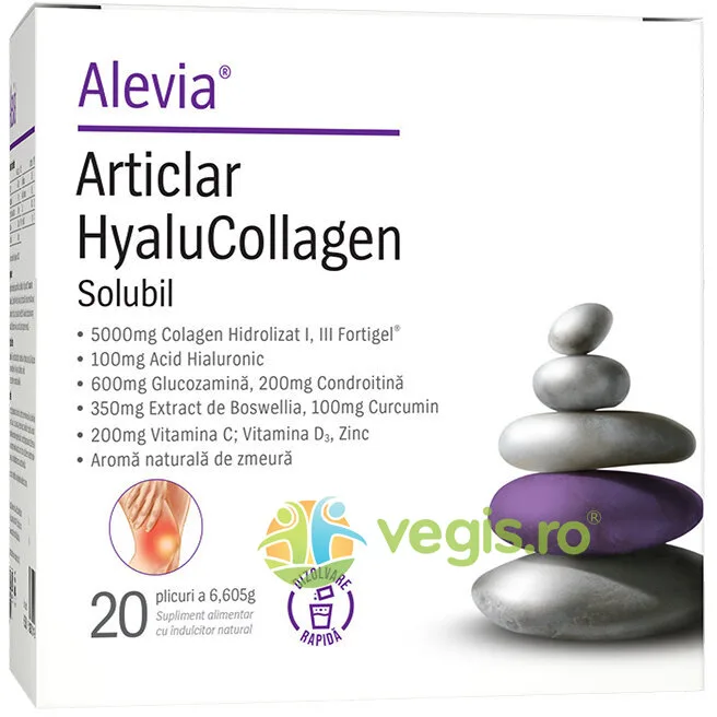 Articlar HyaluCollagen Solubil 20 plicuri ALEVIA — preț și oferte