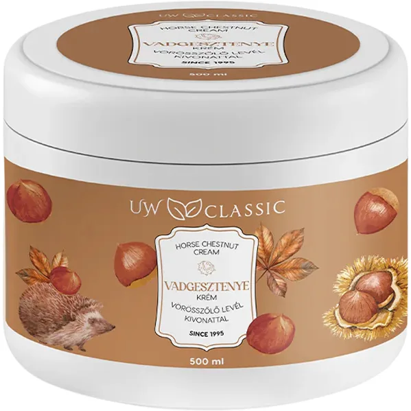 Crema pentru Picioare cu Extract de Castane si Frunze de Struguri Rosii 500ml — preț și oferte