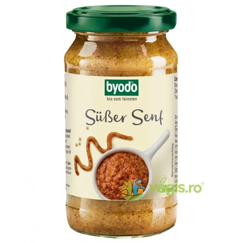 Mustar Dulce fara Gluten Ecologic/Bio 200ml BYODO — preț și oferte
