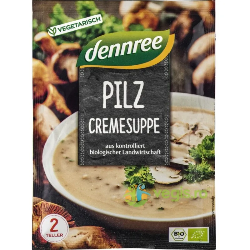 Supa Crema de Ciuperci Ecologica/Bio 50g Dennree — preț și oferte
