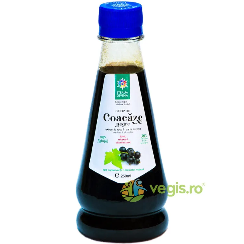 Sirop de Coacaze Negre Presat la Rece 250ml STEAUA&nbsp;DIVINA — preț și oferte