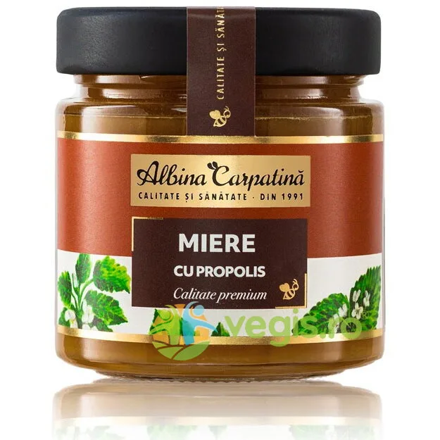 Energizant Miere cu Propolis 270g Albina Carpatina — preț și oferte