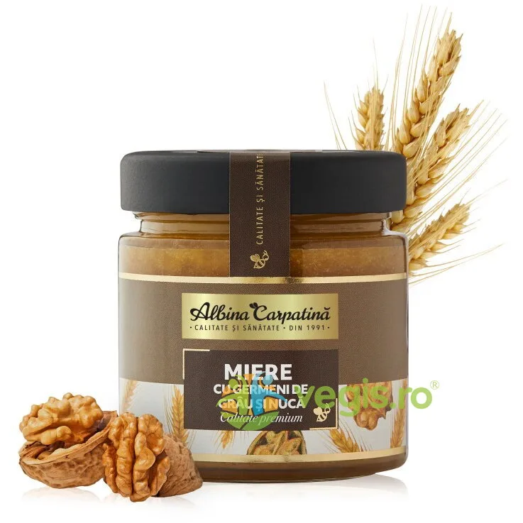 Miere cu Germeni de Grau si Nuca 270g Albina Carpatina — preț și oferte