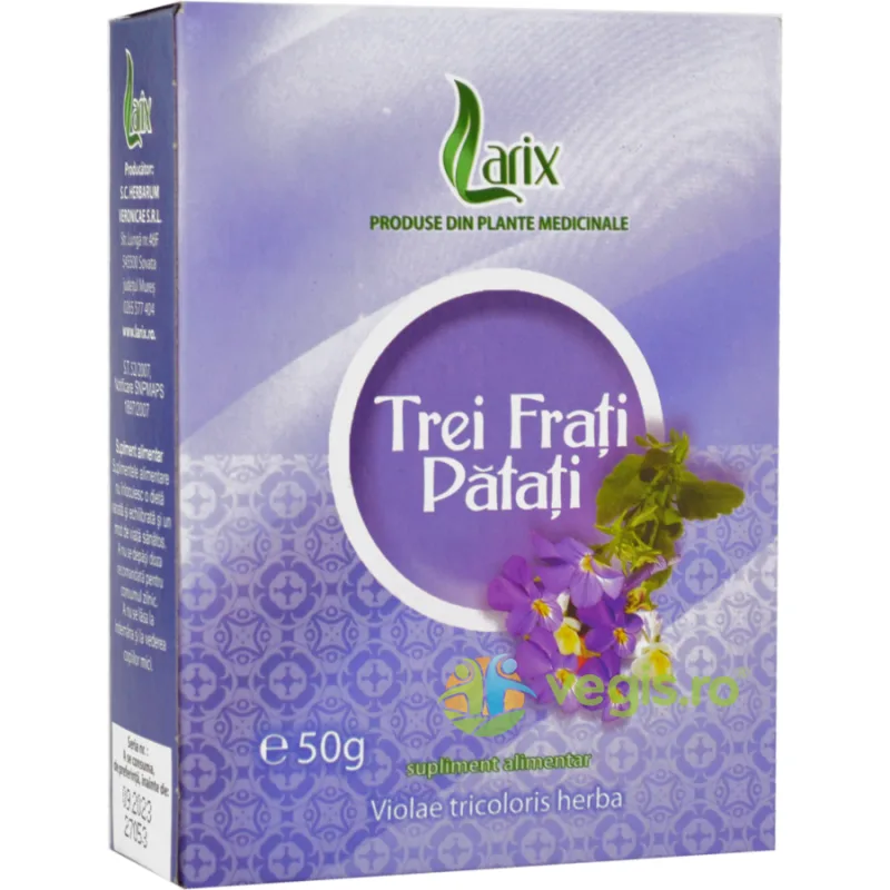 Ceai Trei Frati Patati 50g Larix — preț și oferte