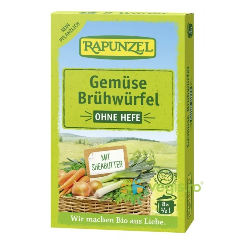 Cub de Supa de Legume fara Drojdie Ecologic/Bio 8buc Rapunzel — preț și oferte
