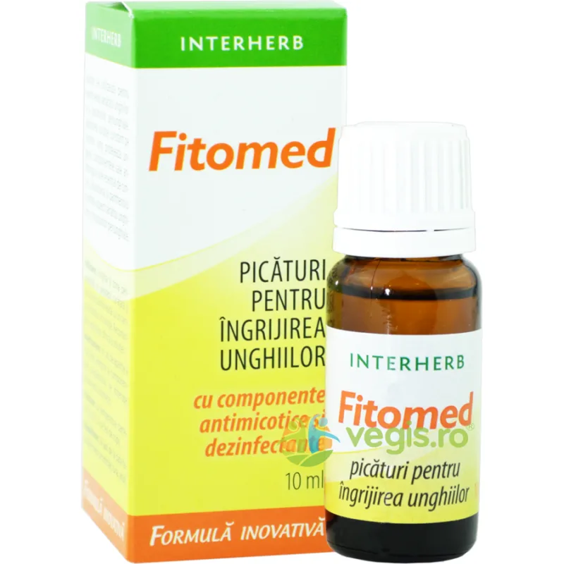 Fitomed Picaturi Pentru Ingrijirea Unghiilor 10ml INTERHERB — preț și oferte