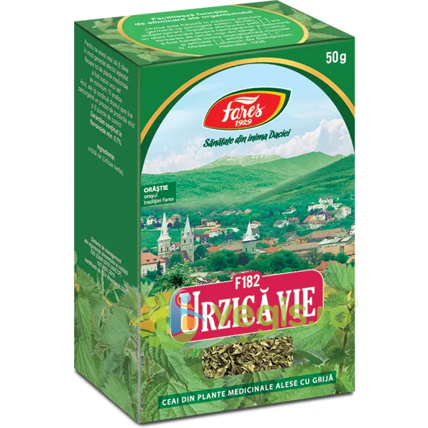 Ceai Urzica Vie Iarba (F182) 50g FARES — preț și oferte