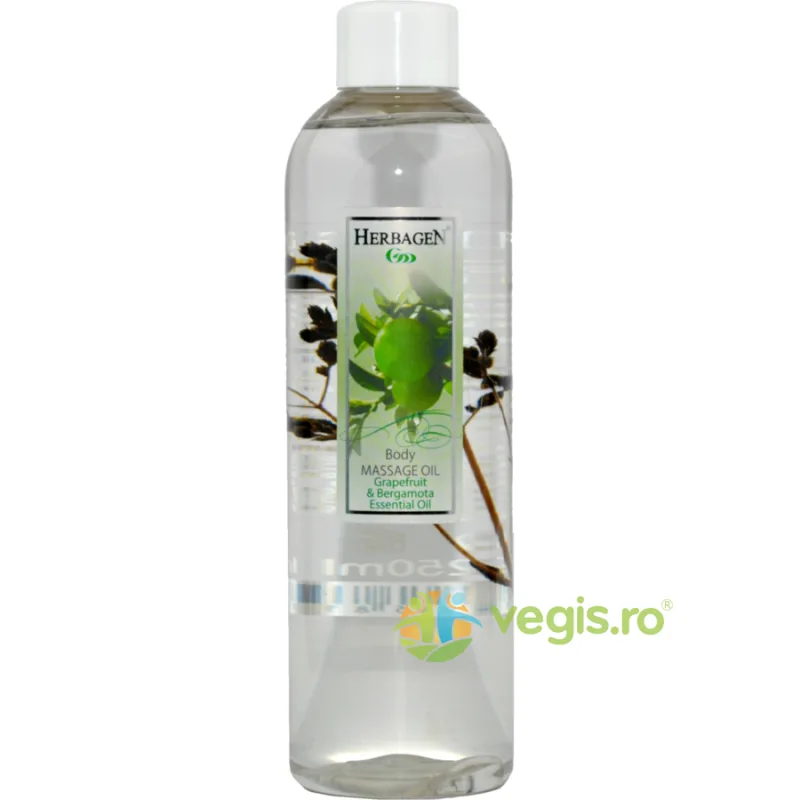 Ulei de Masaj cu Bergamota si Grapefruit 250ml Herbagen — preț și oferte