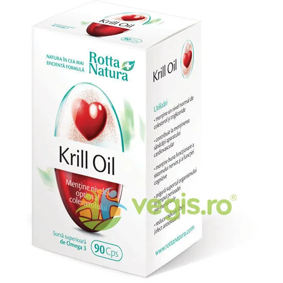 Krill Oil 90cps ROTTA NATURA — preț și oferte