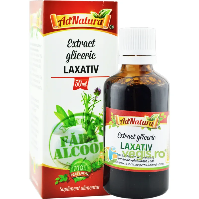 Extract Gliceric Laxativ 50ml ADNATURA — preț și oferte