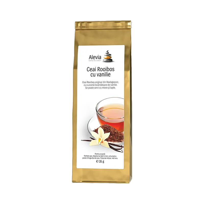 Alevia Ceai rooibos cu vanilie, 35 g — preț și oferte