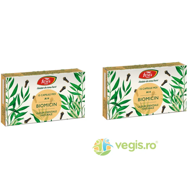 Pachet Biomicin (A14) 15cps+15cps FARES — preț și oferte