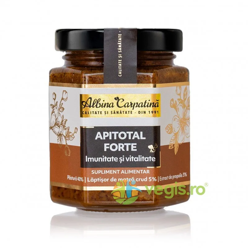 Apitotal Forte Imunitate si Vitalitate 200g Albina Carpatina — preț și oferte