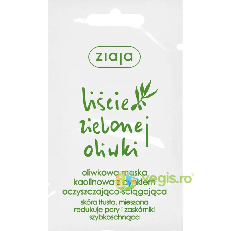 Masca Astringenta Ten Gras/Mixt cu Extract din Frunze de Maslin 7ml ZIAJA — preț și oferte
