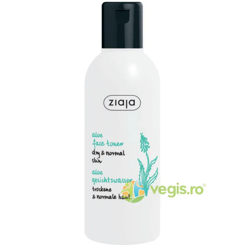 Lotiune Tonica cu Extract de Aloe Vera pentru Ten Normal si Uscat 200ml ZIAJA — preț și oferte