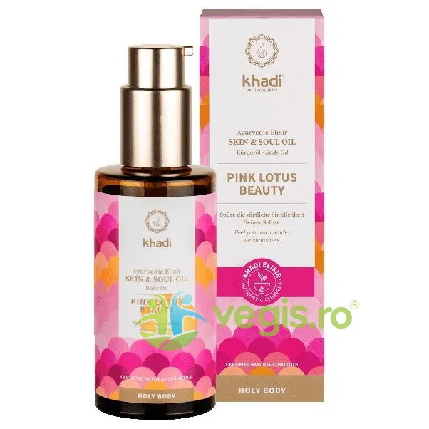 Ulei Ayurvedic Elixir de Lotus Roz 100ml Khadi — preț și oferte