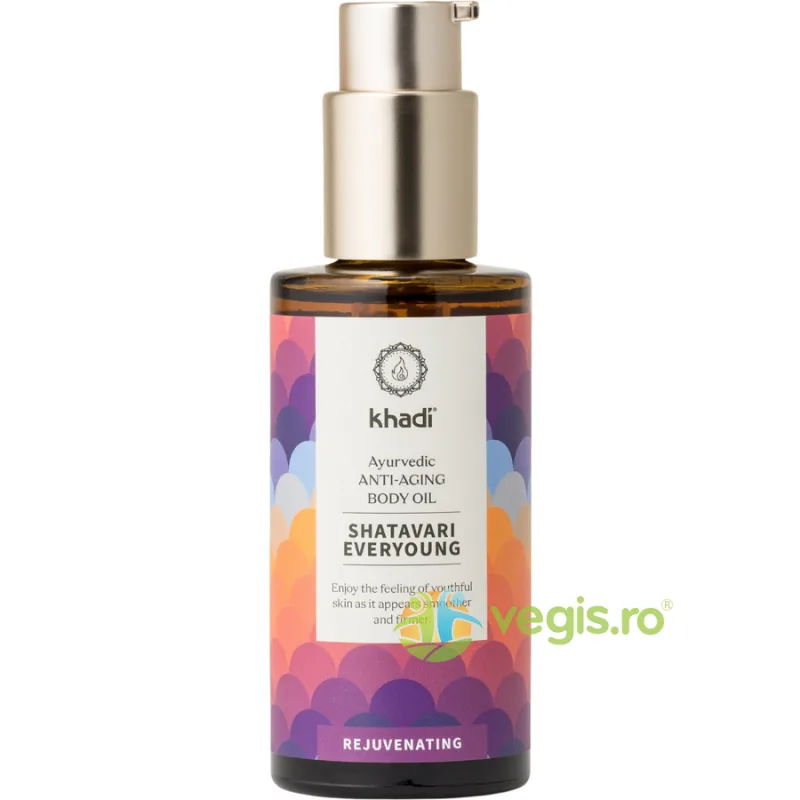 Ulei Ayurvedic Elixir Antirid Shatavari Everyoung 100ml Khadi — preț și oferte