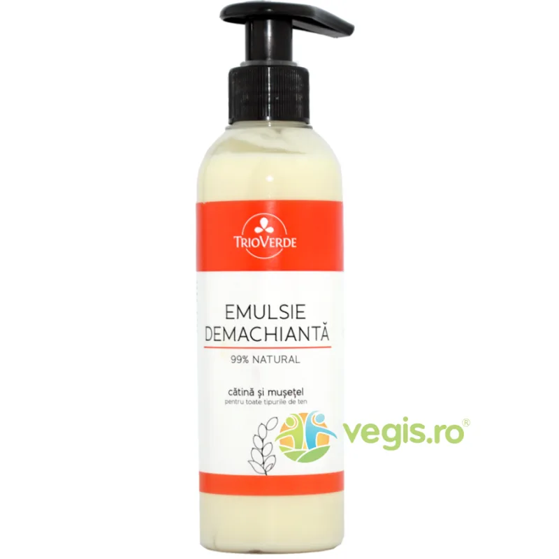 Emulsie Demachianta cu Catina si Musetel 200ml TRIO VERDE — preț și oferte