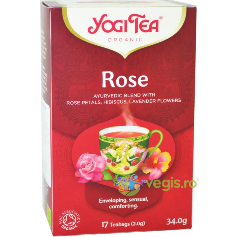 Ceai de Trandafiri Ecologic/Bio 17dz 34g YOGI TEA — preț și oferte