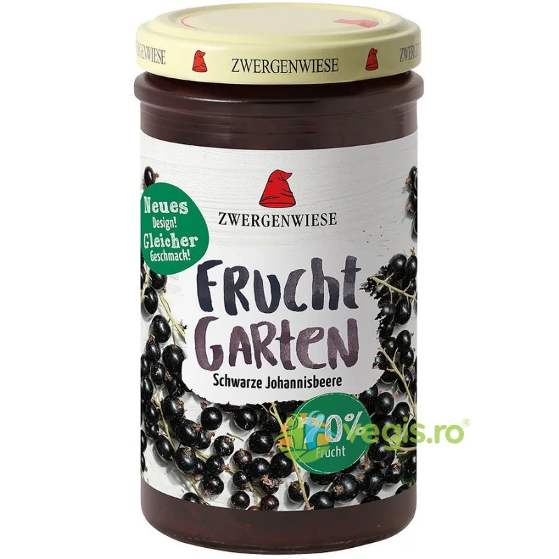 Gem de Coacaze Negre fara Zahar Adaugat Ecologic/Bio 225g ZWERGENWIESE — preț și oferte