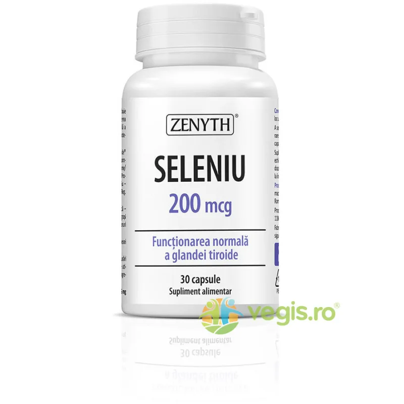 Seleniu 200mcg 30cps Zenyth — preț și oferte