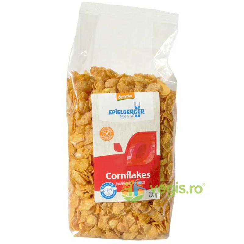 Fulgi de Porumb Fara Gluten Demeter Ecologici/Bio 250g SPIELBERGER — preț și oferte
