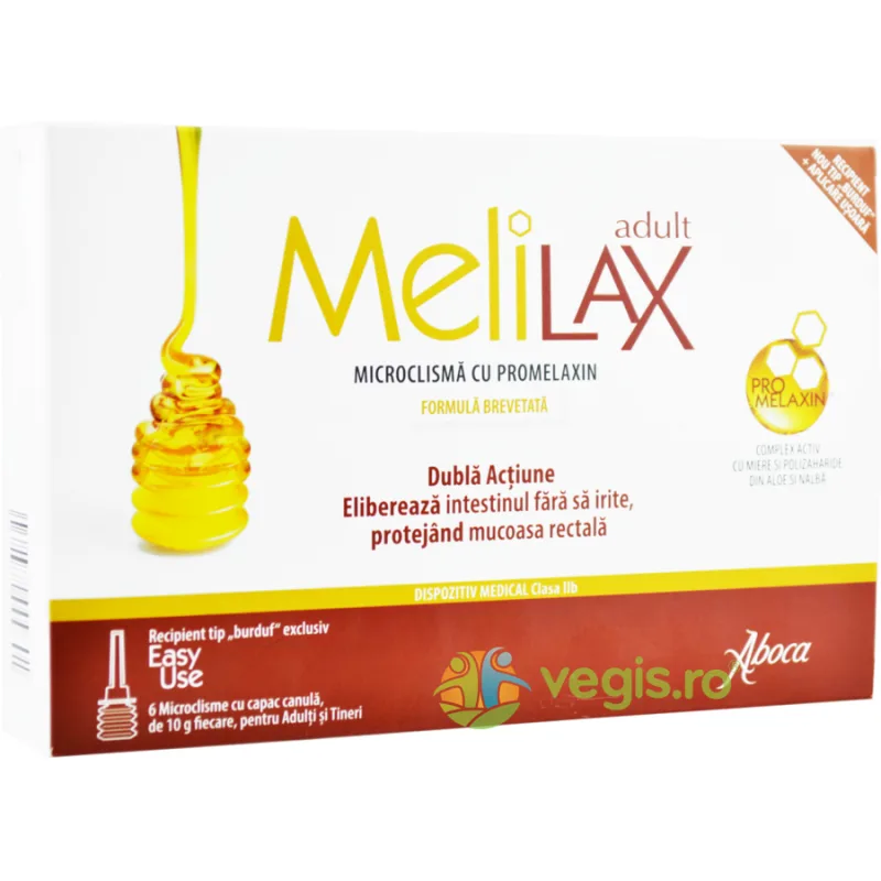 MeliLax Adult Microclisma 6x10g ABOCA — preț și oferte