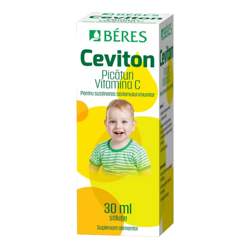 Picaturi Vitamina C, Ceviton, 30 ml, Beres BERES PHARMACEUTICALS — preț și oferte