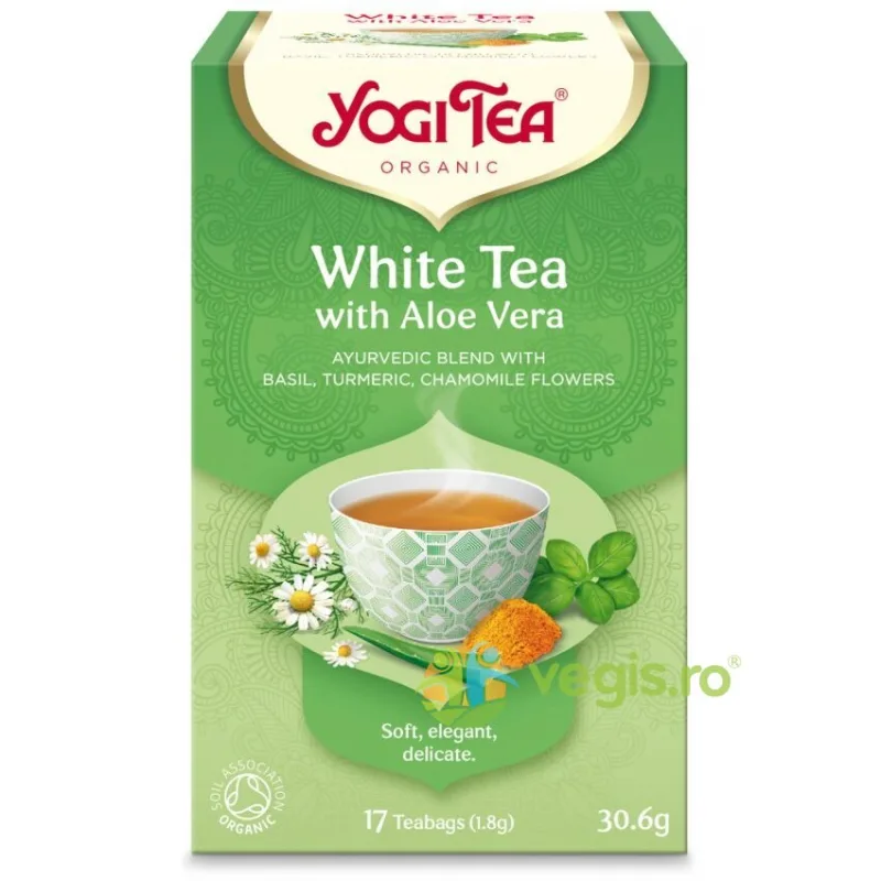 Ceai Alb cu Aloe Vera Ecologic/Bio 17dz YOGI TEA — preț și oferte