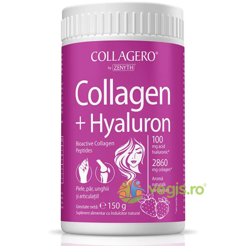 Collagen + Hyaluron  cu Aroma de Capsuni 150g Zenyth — preț și oferte